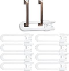 Sliding Cabinet Locks, U-Shaped