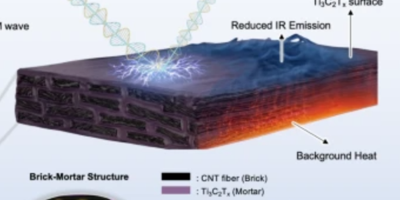 Carbon nanotube offers EMI shielding and heat concealment