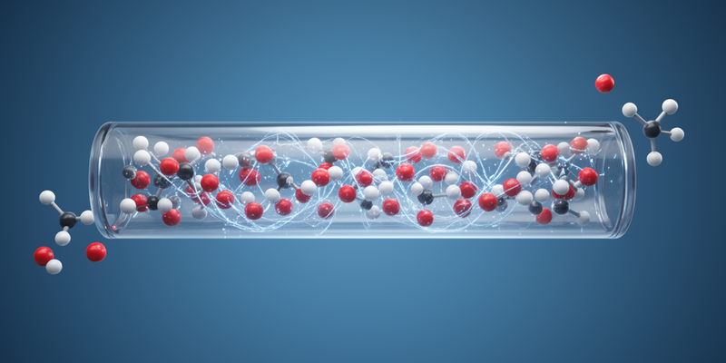 Water loses hydrogen bonds when squeezed into nanotubes, study shows