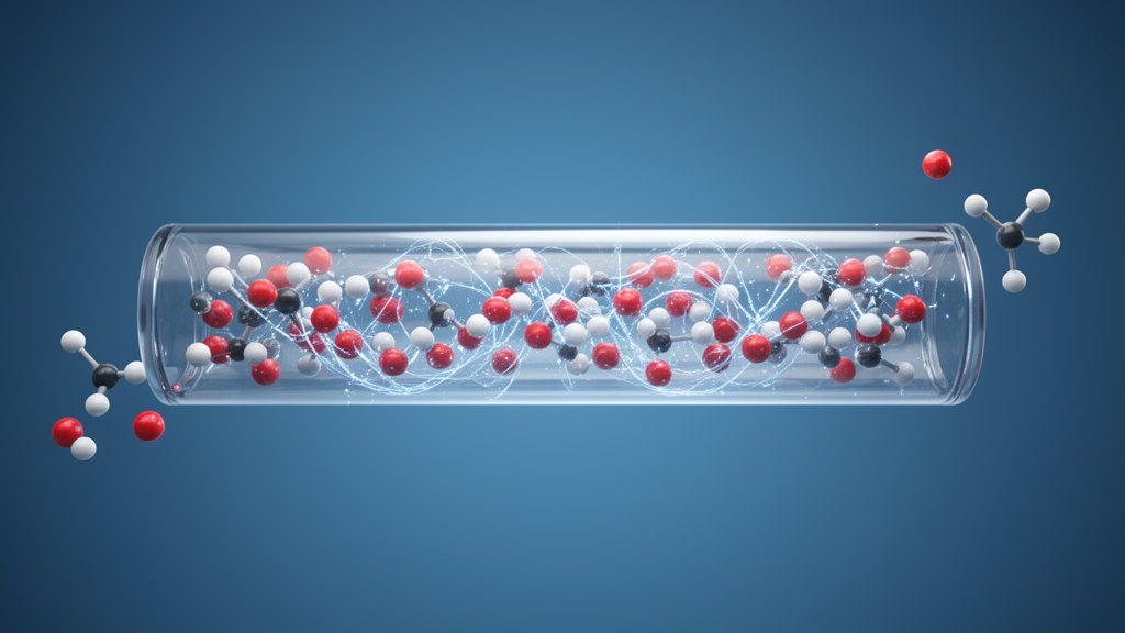 Water loses hydrogen bonds when squeezed into nanotubes, study shows