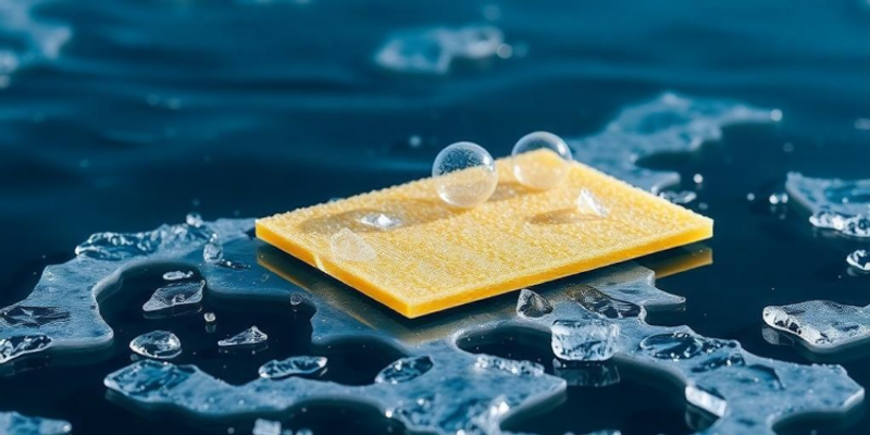 Floating polymer sponge enhances solar hydrogen production with ice-templated design