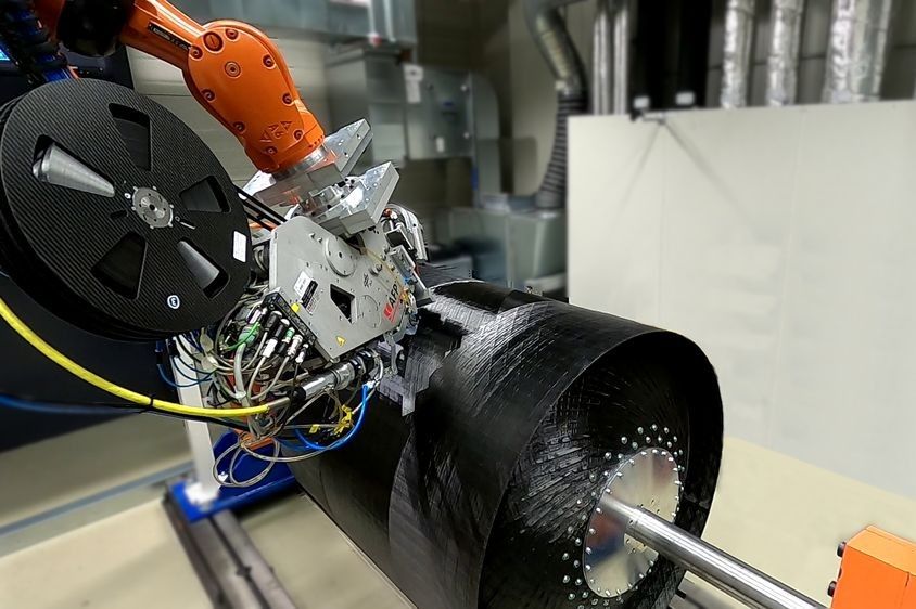 DLR and Omnidea-RTG develop thermoplastic AFP cryogenic tank