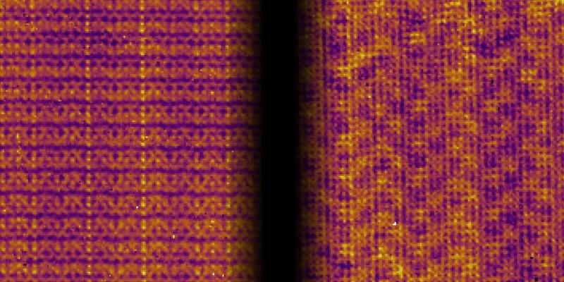 Magnetic field affects electronic patterns in graphene