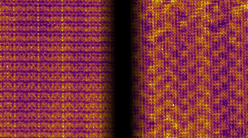 Magnetic field affects electronic patterns in graphene