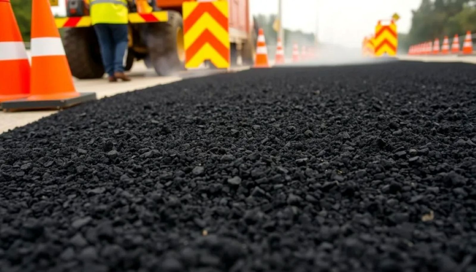 They turn olive and pine waste into biochar for asphalt that helps capture carbon