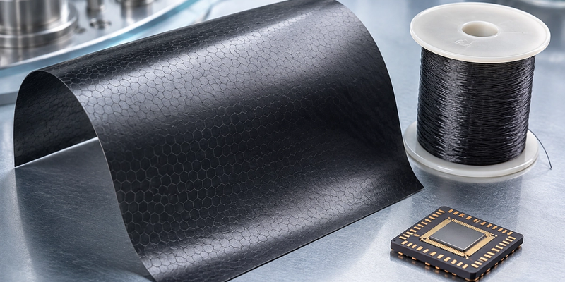 Graphene thermal management: films, fibers, composites