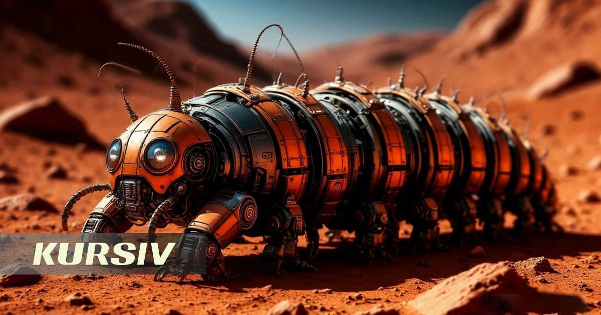 Swedish scientists want to explore Mars with caterpillar-like robots