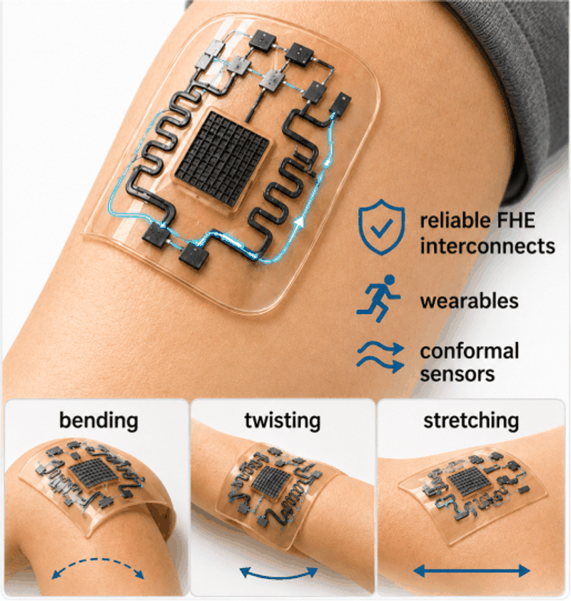 Printed graphene interconnects and vias for flexible hybrid electronics