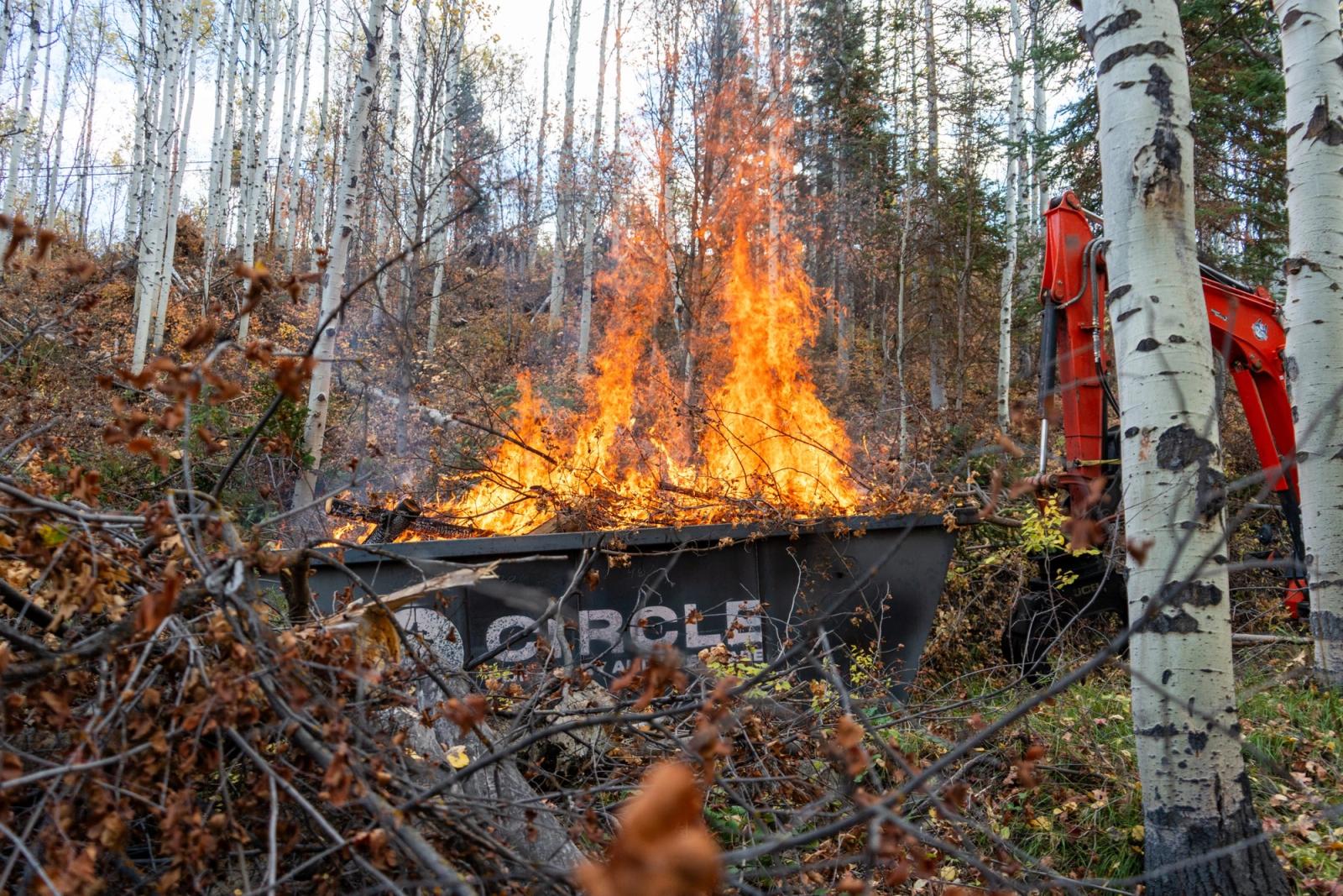 Park City tests biochar method for fuels work on Thaynes Canyon open space