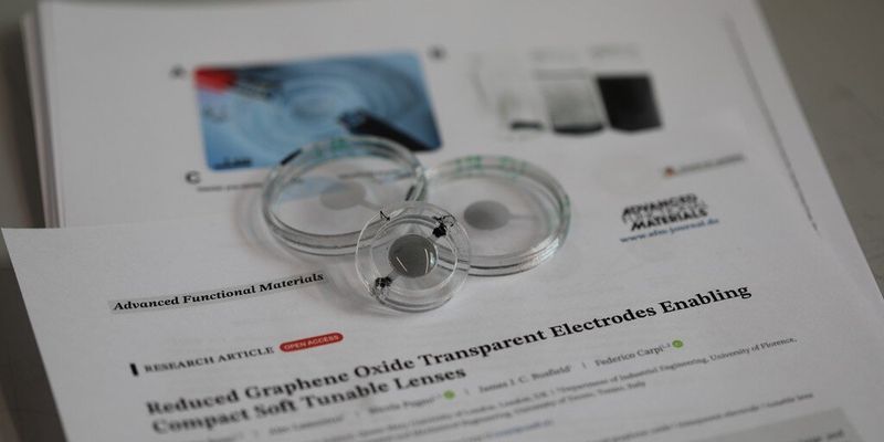 Graphene-powered soft lens may lead to smarter glasses, cameras, and medical devices