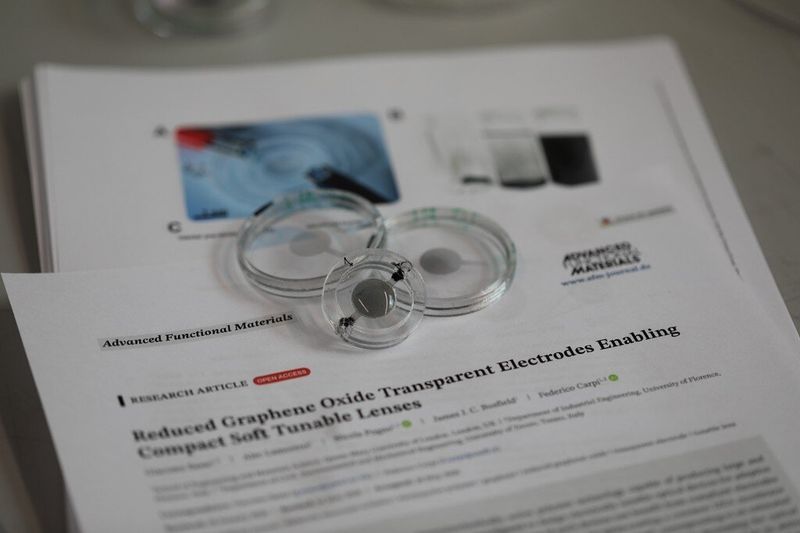 Graphene-powered soft lens may lead to smarter glasses, cameras, and medical devices