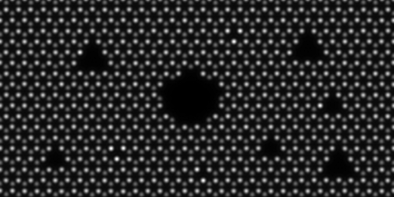 Tailor-made nanopores: Vienna team shapes white graphene at the atomic scale