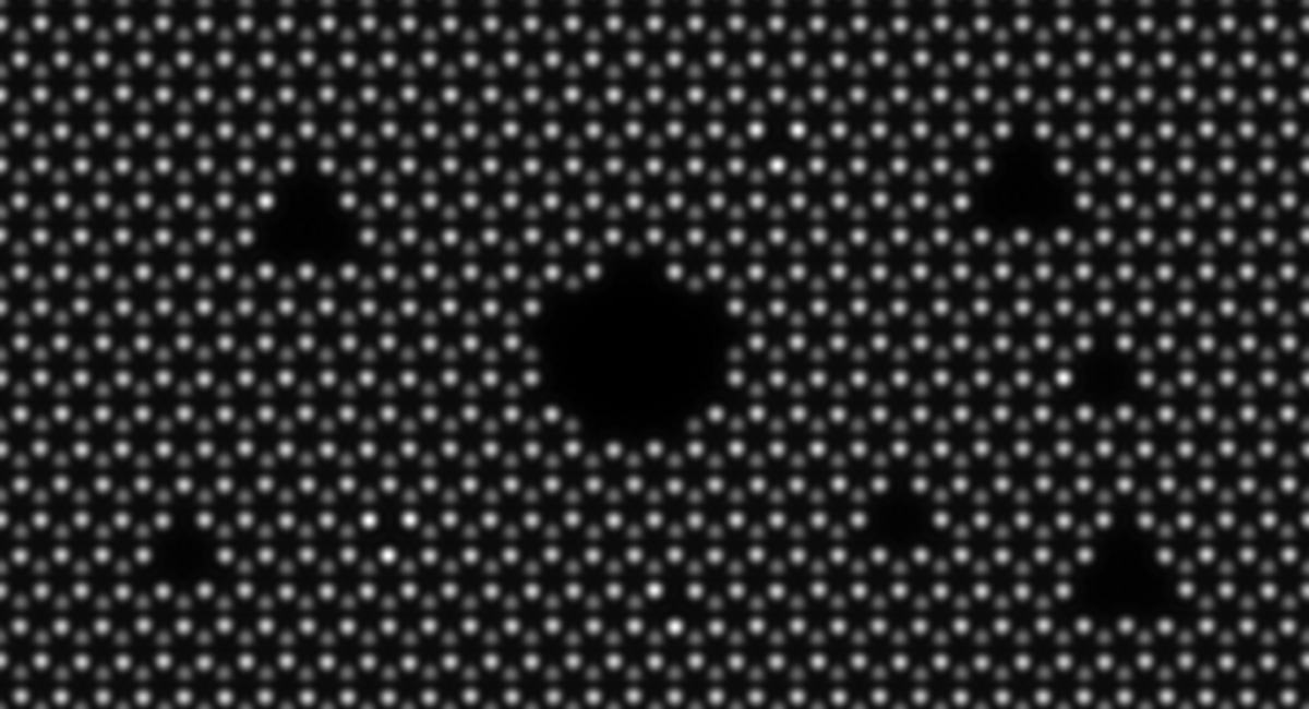 Tailor-made nanopores: Vienna team shapes white graphene at the atomic scale
