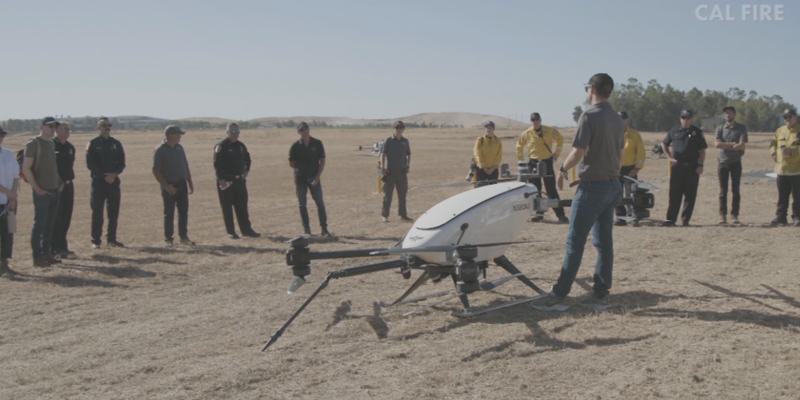 Cal Fire tests autonomous carbon fiber drones to enhance wildfire operations in California