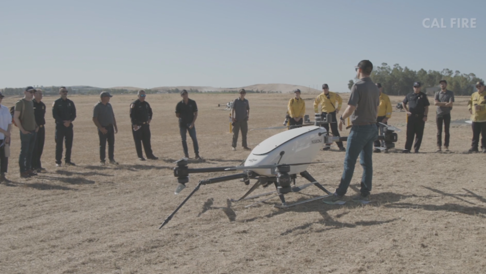 Cal Fire tests autonomous carbon fiber drones to enhance wildfire operations in California