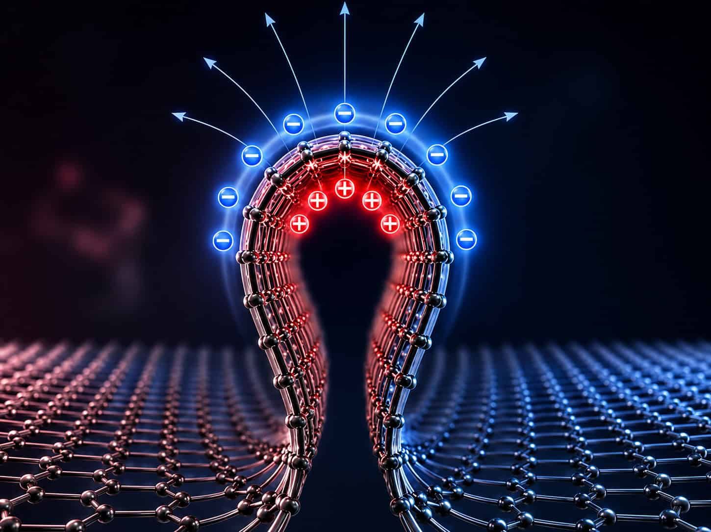 Scientists bent graphene nearly to atomic limits and observed unusual effects