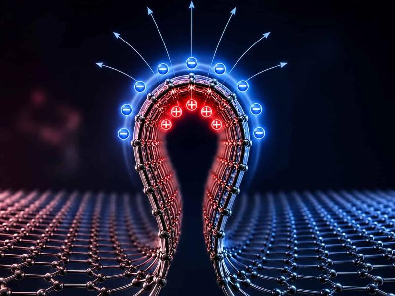 Scientists bent graphene nearly to atomic limits and observed unusual effects