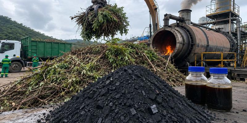 Brazil converts urban tree trimmings into biochar and pyrolytic oil in pioneering project