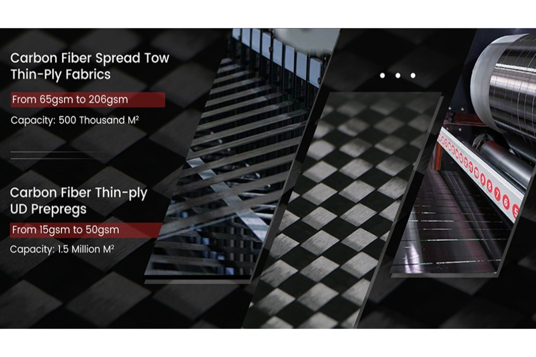 Beijing OnlyTop Ultrasonic Spread Tow Tech Enables Thin-Ply Carbon Fiber Prepregs