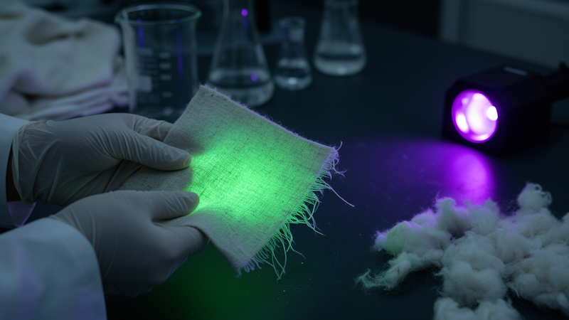 Cotton waste turned into internal labels for cotton fibers
