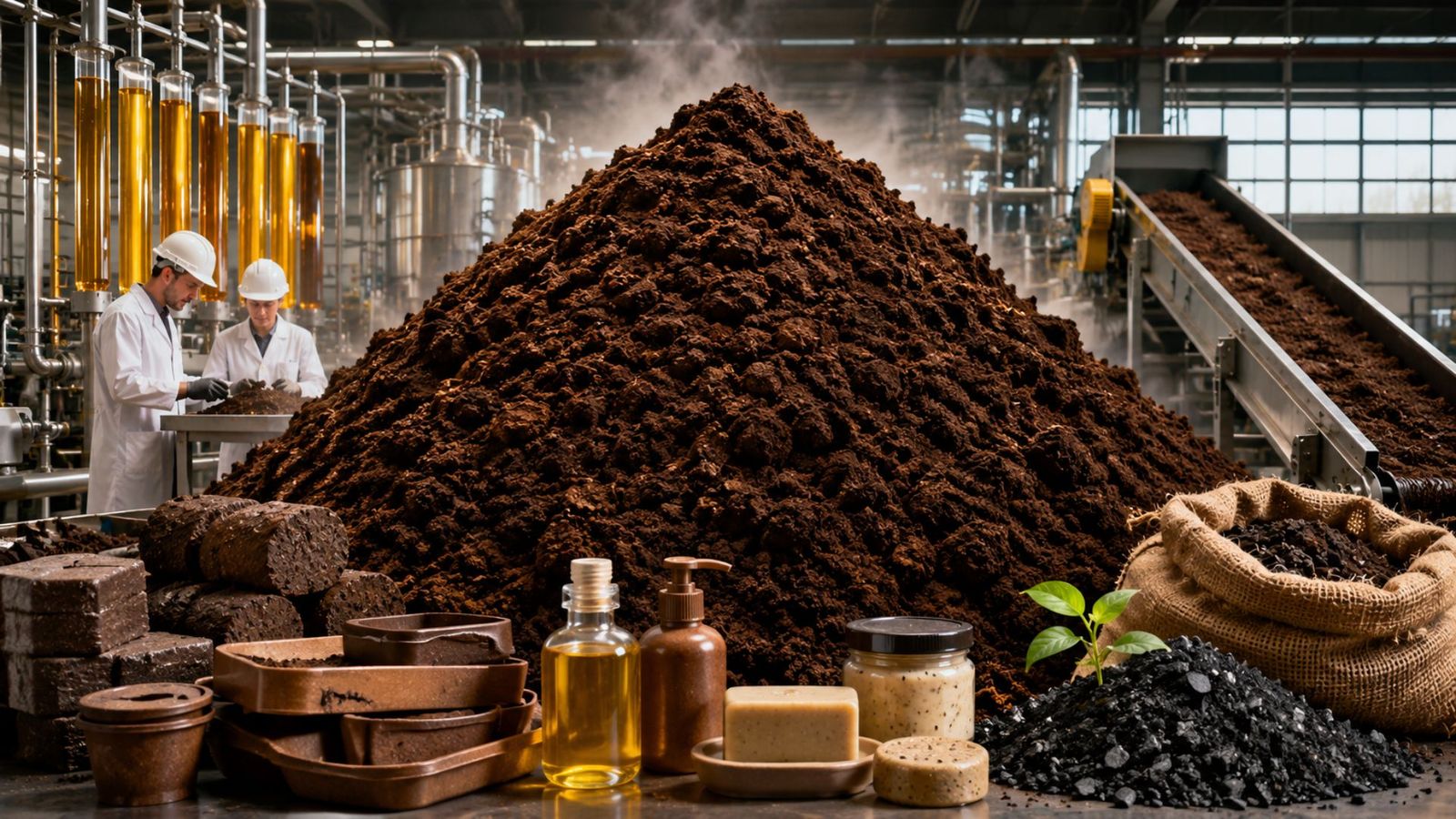 Czech Republic turns used coffee grounds into sustainable solutions