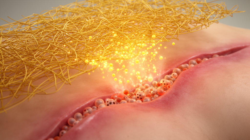 Turmeric-powered nanofiber scaffold accelerates infected wound healing