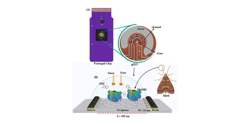 Insect-inspired electronic nose turns semiconductor chips into olfactory sensors