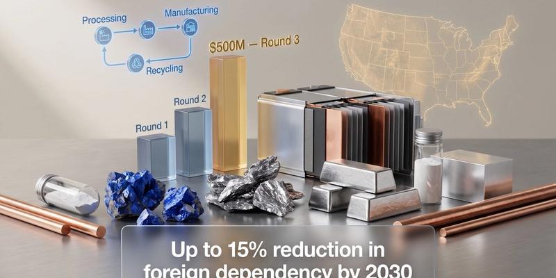 DOE launches $500 million critical mineral and battery supply chain initiative