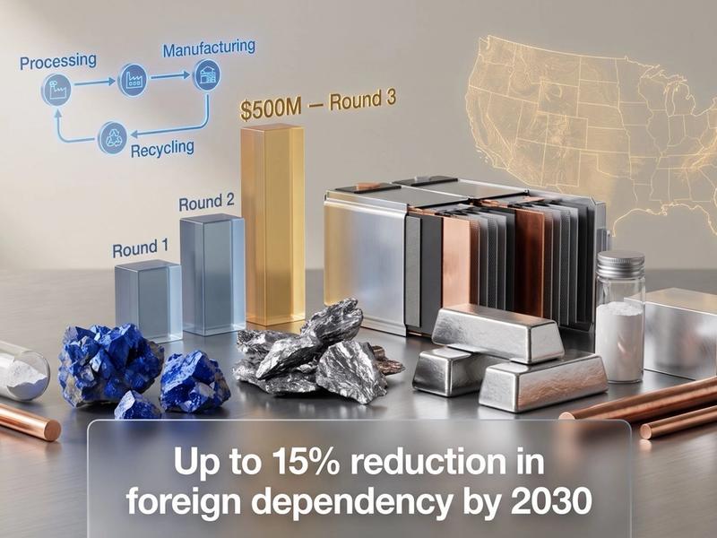 DOE launches $500 million critical mineral and battery supply chain initiative