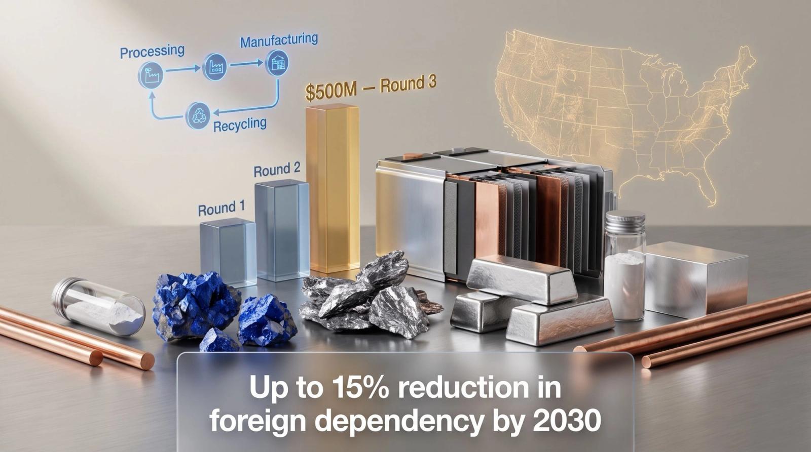 DOE launches $500 million critical mineral and battery supply chain initiative