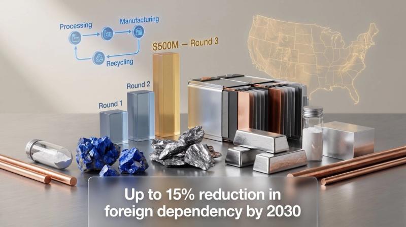 DOE launches $500 million critical mineral and battery supply chain initiative