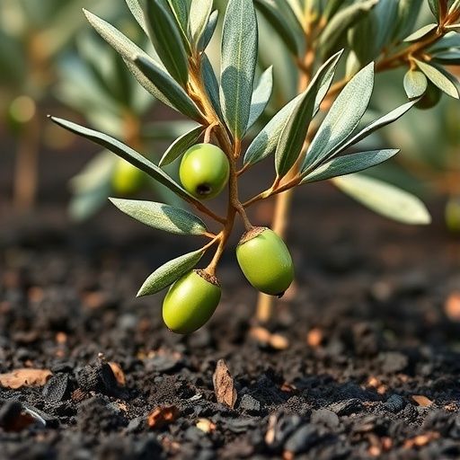 Olive waste biochar boosts CO2 conversion to methane