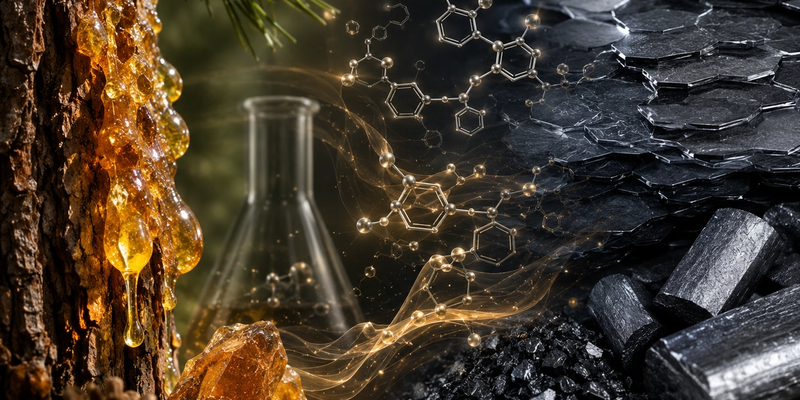Scientists convert pine resin rosin into high-quality bulk graphite