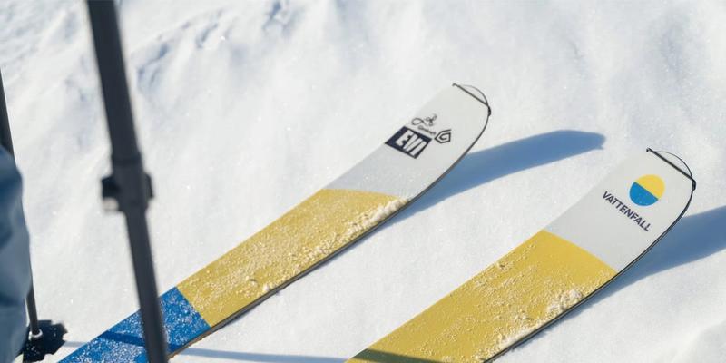 Swedish company turns wind turbines into skis