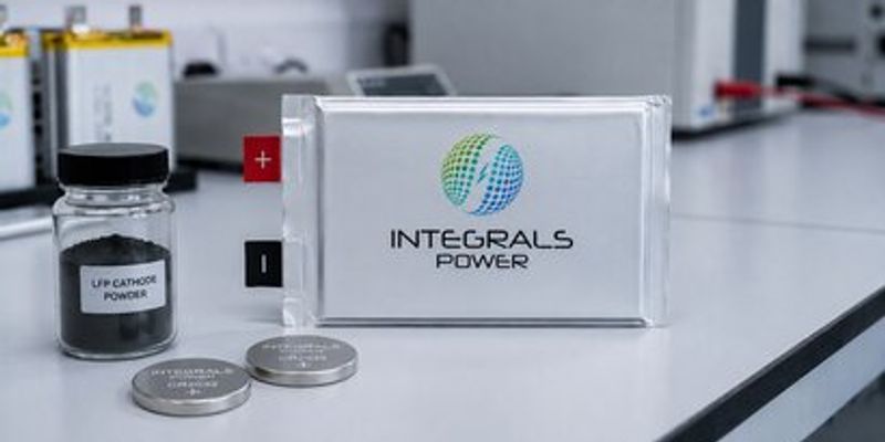Integrals Power chosen as LMFP supplier for 9 million euro EU OLiMPUS battery project