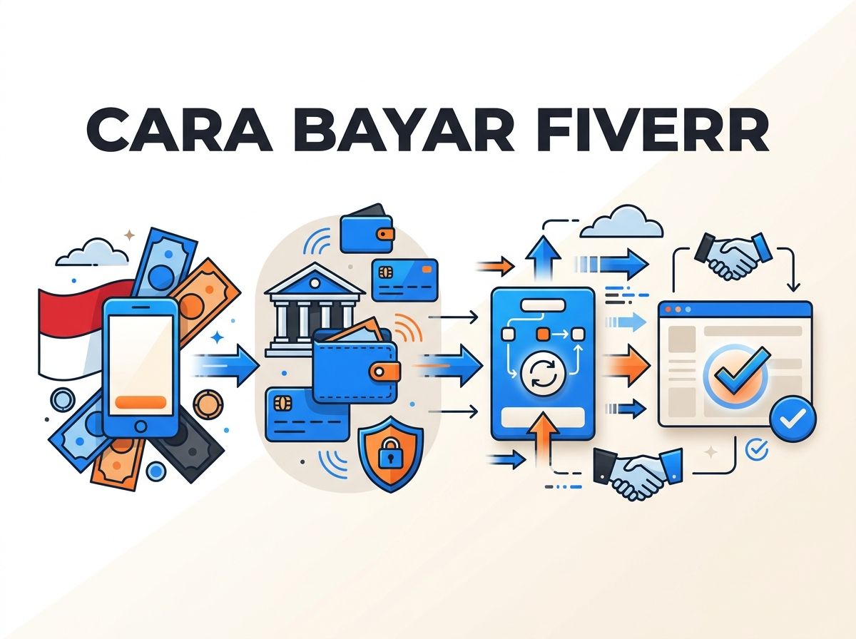 Ilustrasi Cara Bayar Fiverr dari Indonesia Tanpa Kartu Kredit