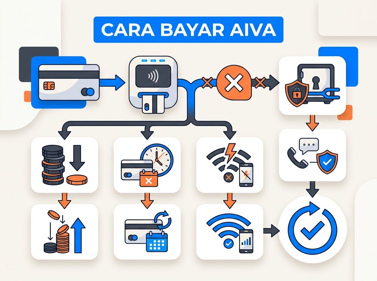 Ilustrasi AIVA Standard Gagal Bayar atau Kartu Ditolak: Penyebab dan Solusi