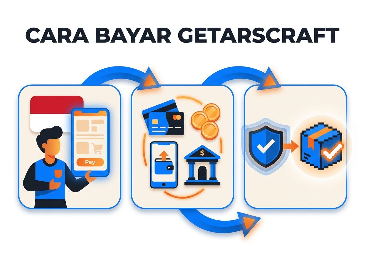 Ilustrasi Cara Bayar Getarscraft dari Indonesia Tanpa Kartu Kredit