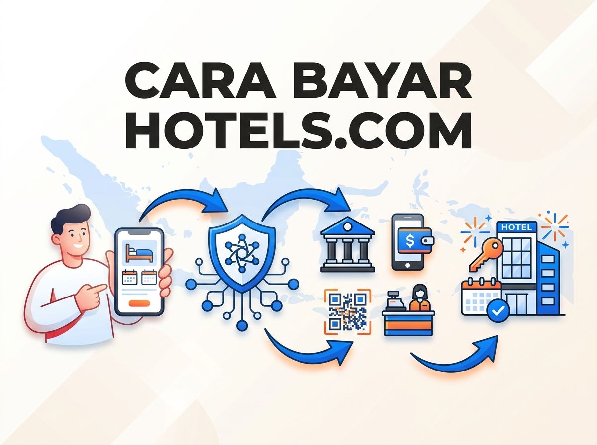 Ilustrasi Cara Bayar Hotels.com dari Indonesia Tanpa Kartu Kredit