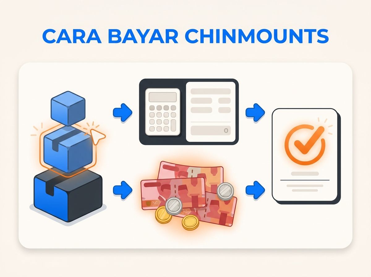 Ilustrasi Cara Bayar Chinmounts di Indonesia: Paket dan Total Rupiah