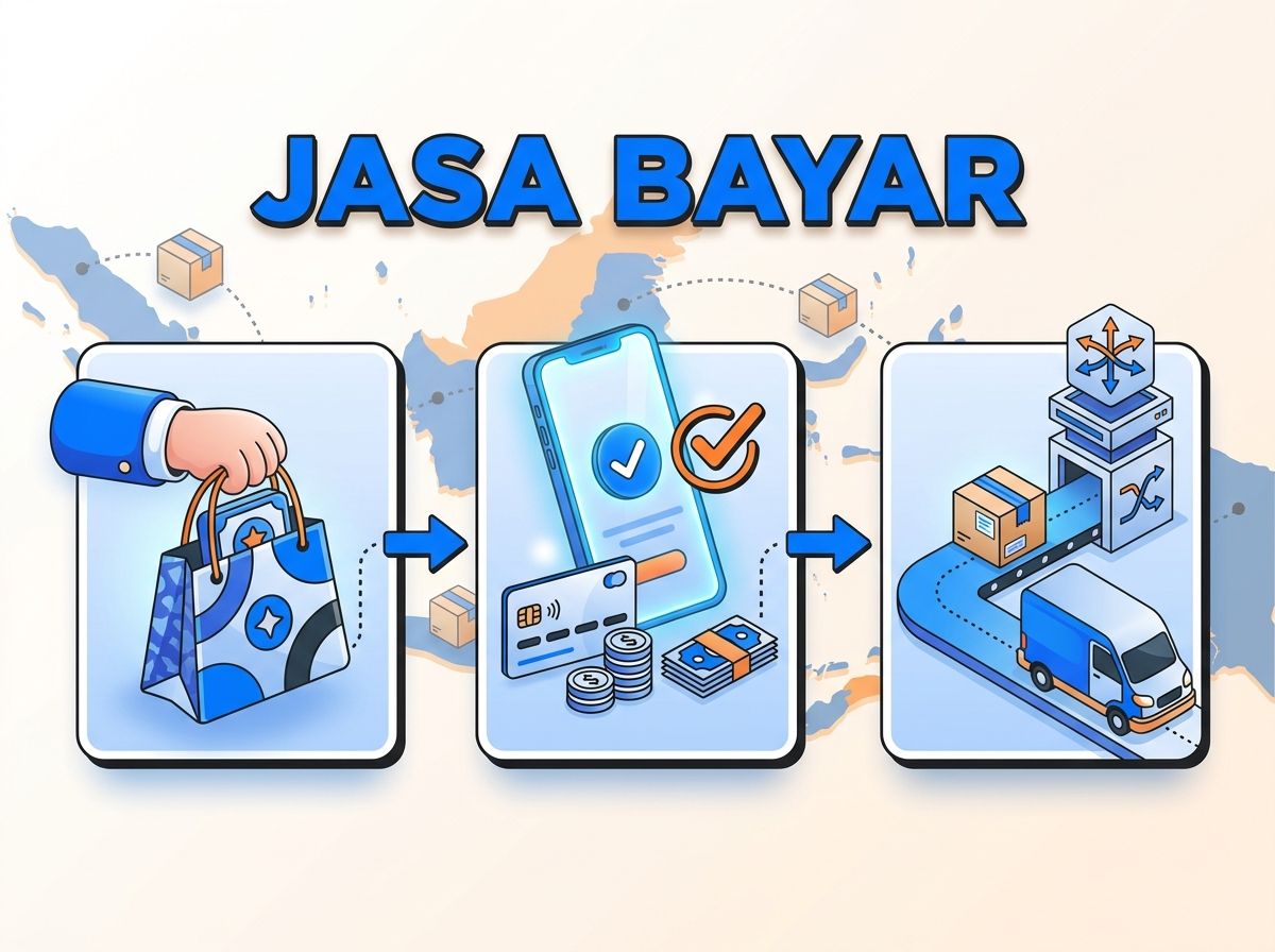 Ilustrasi Jastip vs Jasa Bayar vs Forwarder: Bedanya Apa