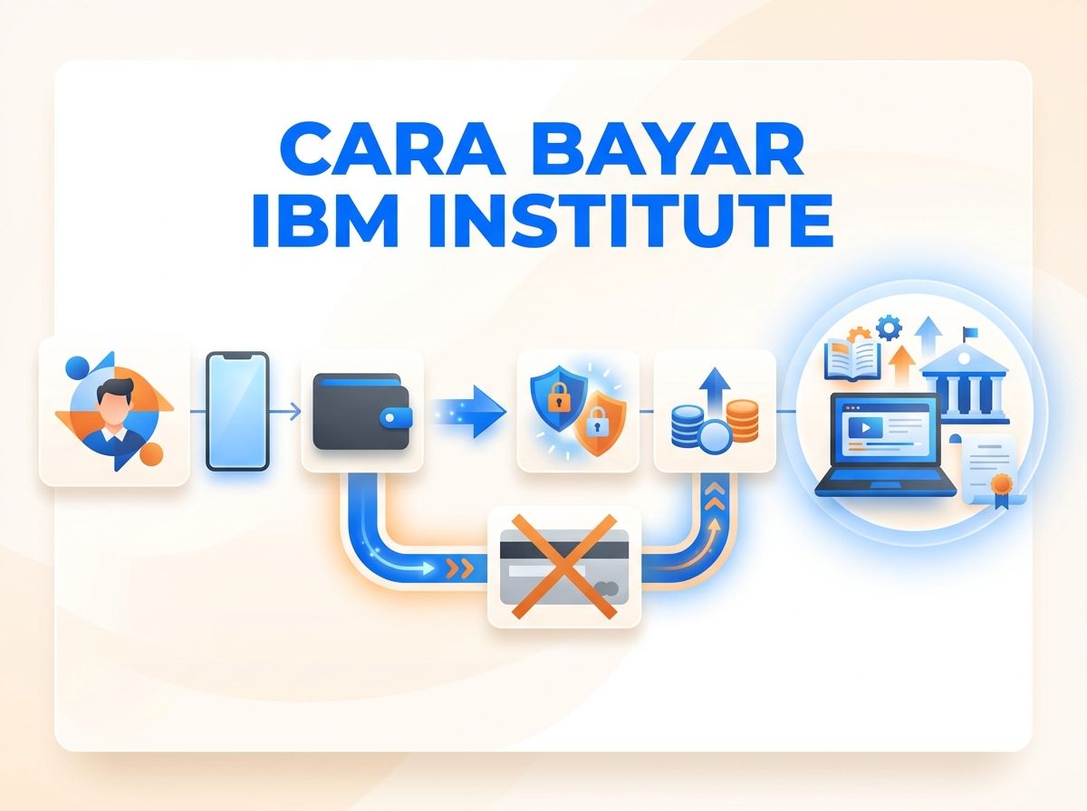 Ilustrasi Cara Bayar IBM Institute dari Indonesia Tanpa Kartu Kredit