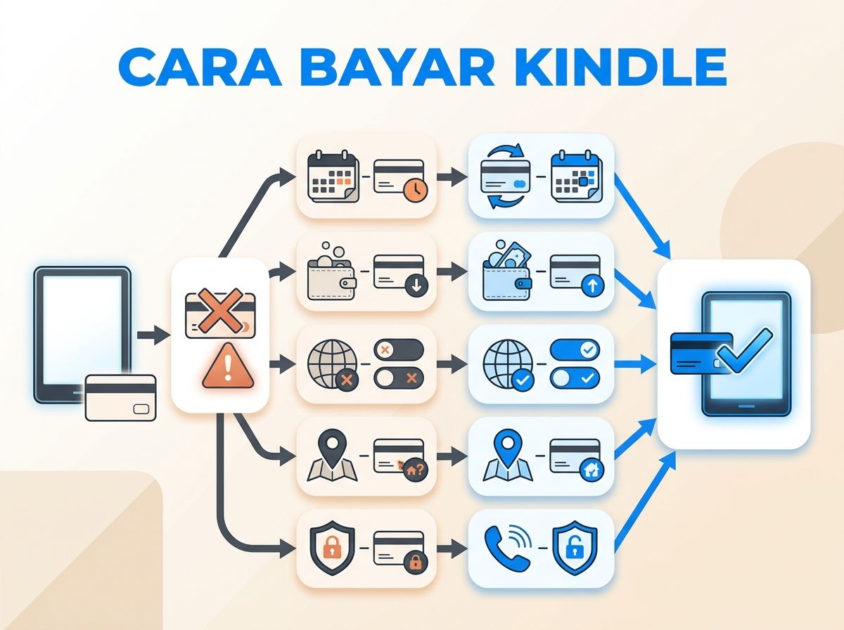 Ilustrasi Kindle Gagal Bayar atau Kartu Ditolak? Ini Penyebab dan Solusinya