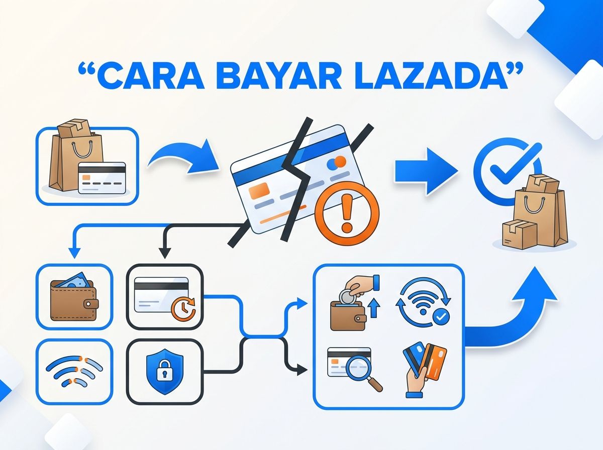 Ilustrasi Lazada Gagal Bayar atau Kartu Ditolak: Penyebab dan Solusi