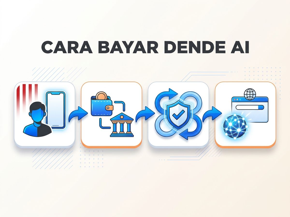 Ilustrasi Cara Bayar Dende AI dari Indonesia Tanpa Kartu Kredit