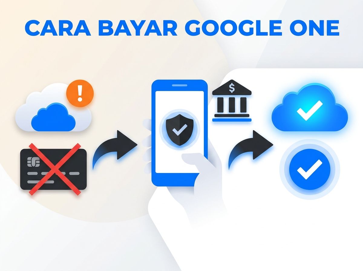 Ilustrasi Google One Gagal Bayar atau Kartu Ditolak: Penyebab dan Solusi