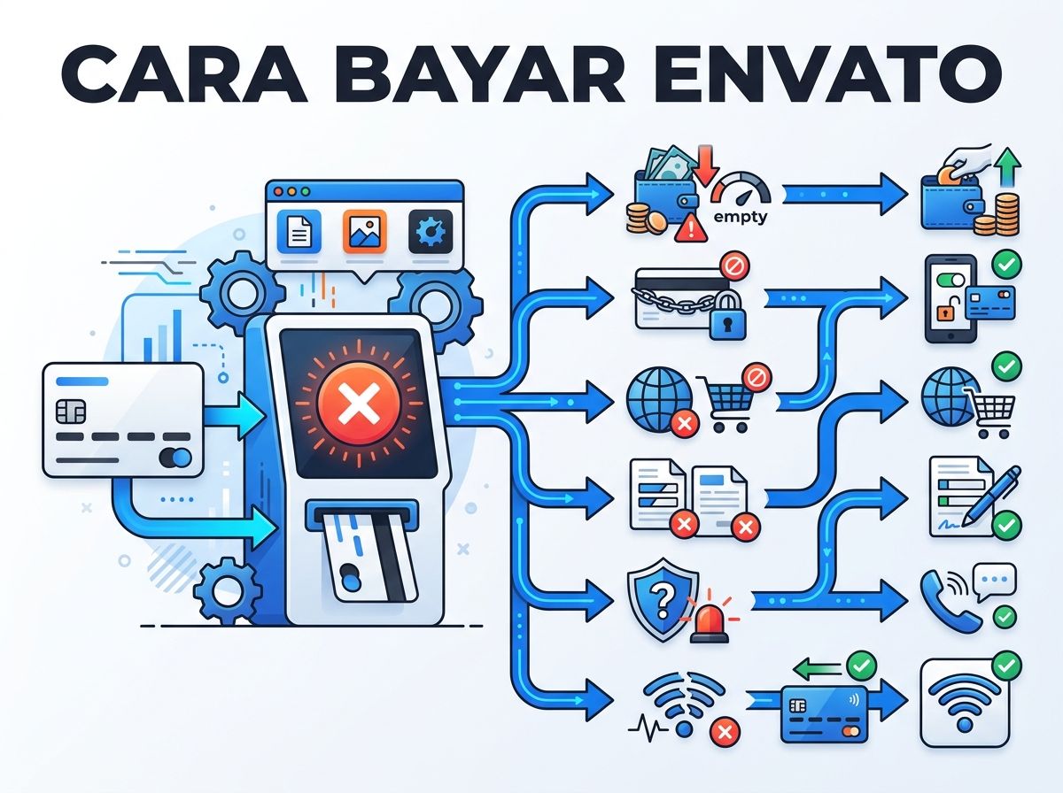 Ilustrasi Envato Gagal Bayar atau Kartu Ditolak: Penyebab dan Solusi