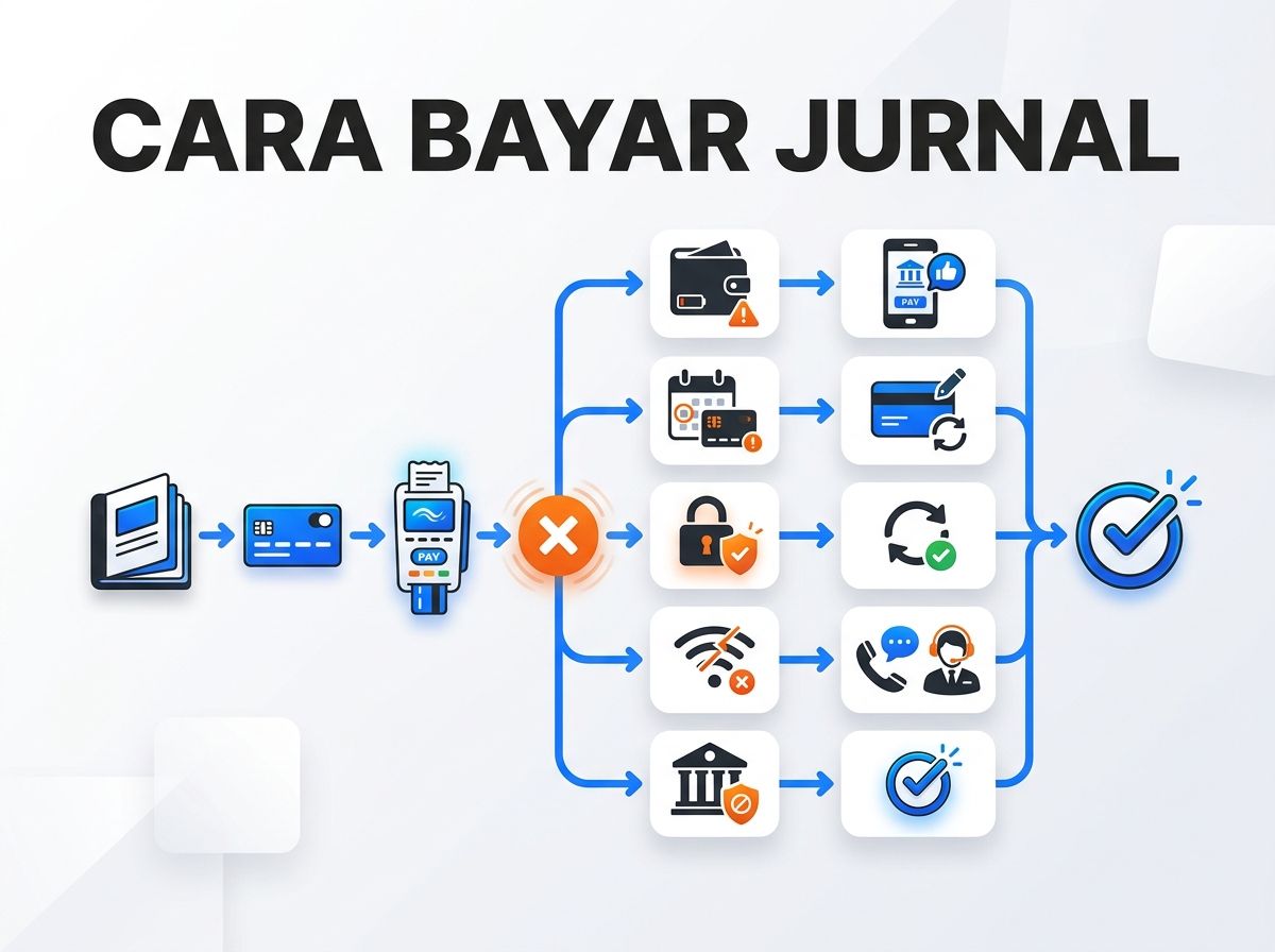 Ilustrasi Jurnal (IJRR) Gagal Bayar atau Kartu Ditolak: Penyebab dan Solusi