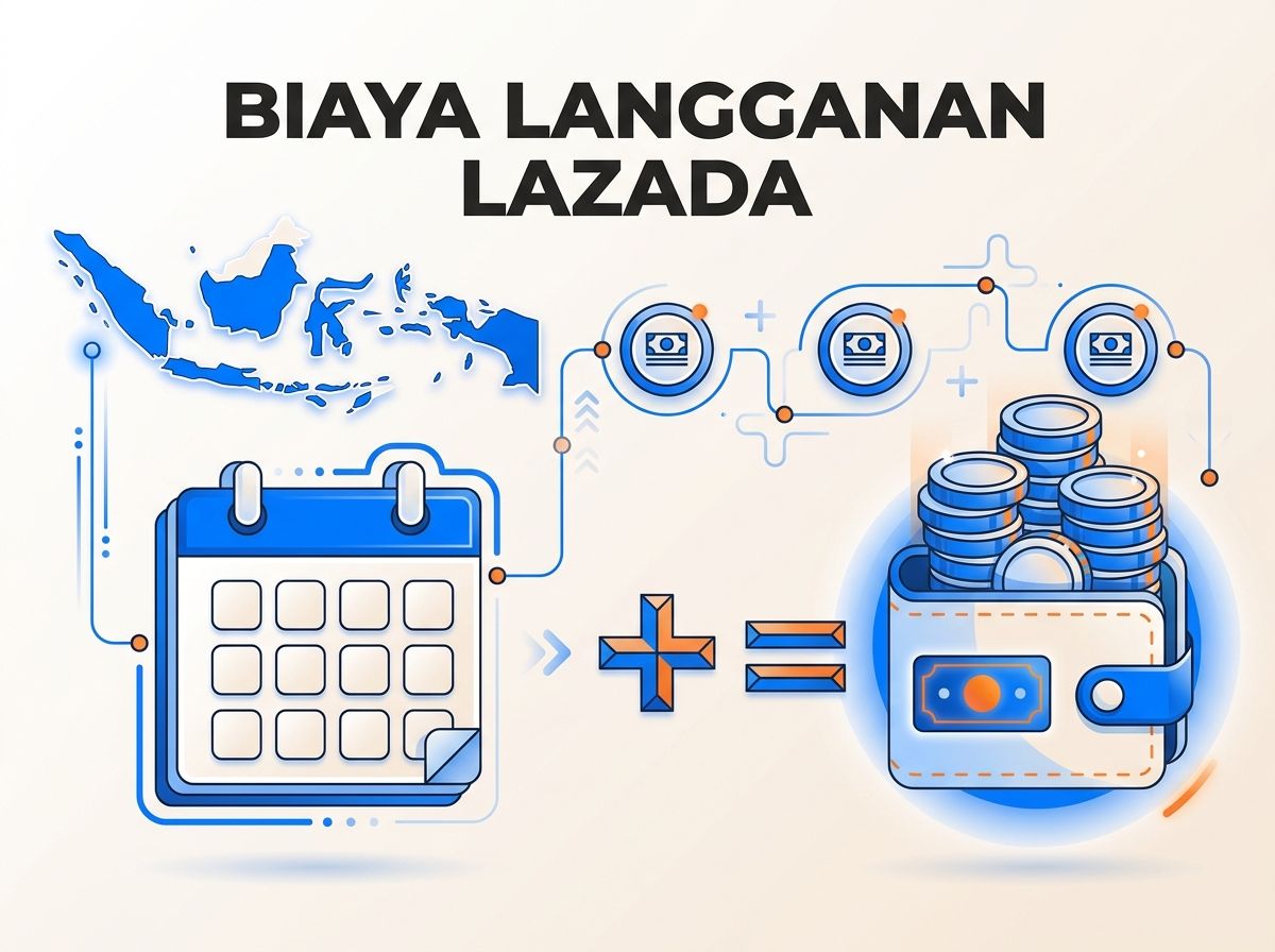 Ilustrasi Berapa Total Biaya Langganan Lazada Setahun dari Indonesia