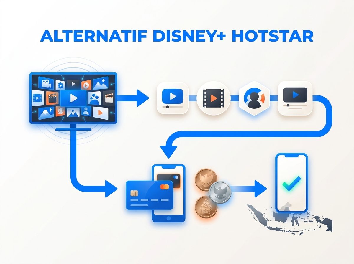 Ilustrasi Alternatif Disney+ Hotstar yang Bisa Dibayar dari Indonesia